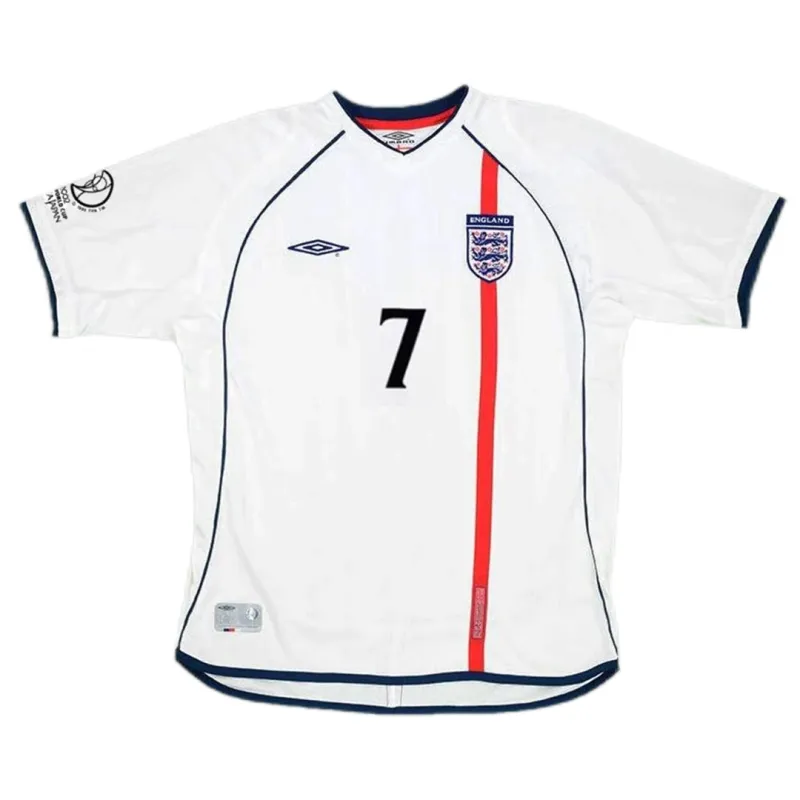 Jersi bola sepak Retro Angleterre 2002 — Tuan rumah 4