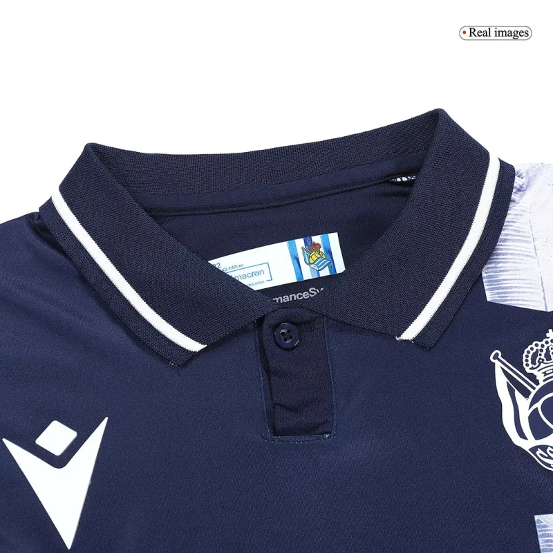 Conjunto de fútbol Infantil Real Sociedad 2023/24 — Visitante, maillot + short 6