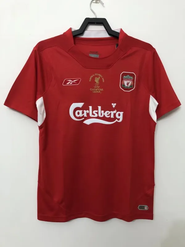 फुटबॉल जर्सी रेट्रो Liverpool 2005 — होम 1
