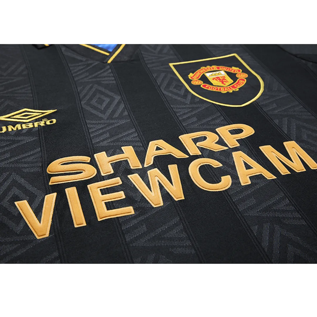 Camiseta de fútbol Retro Manchester United 1993/95 — Visitante, Manga larga 6