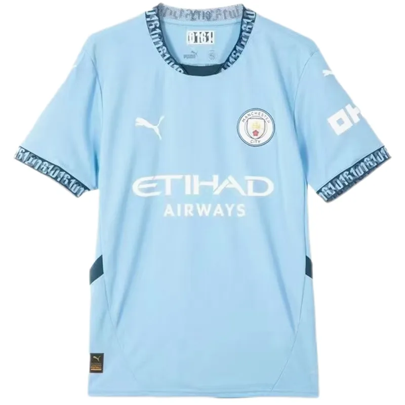 Conjunto de fútbol Manchester City 24-25 — Local, maillot + short + chaussettes 4