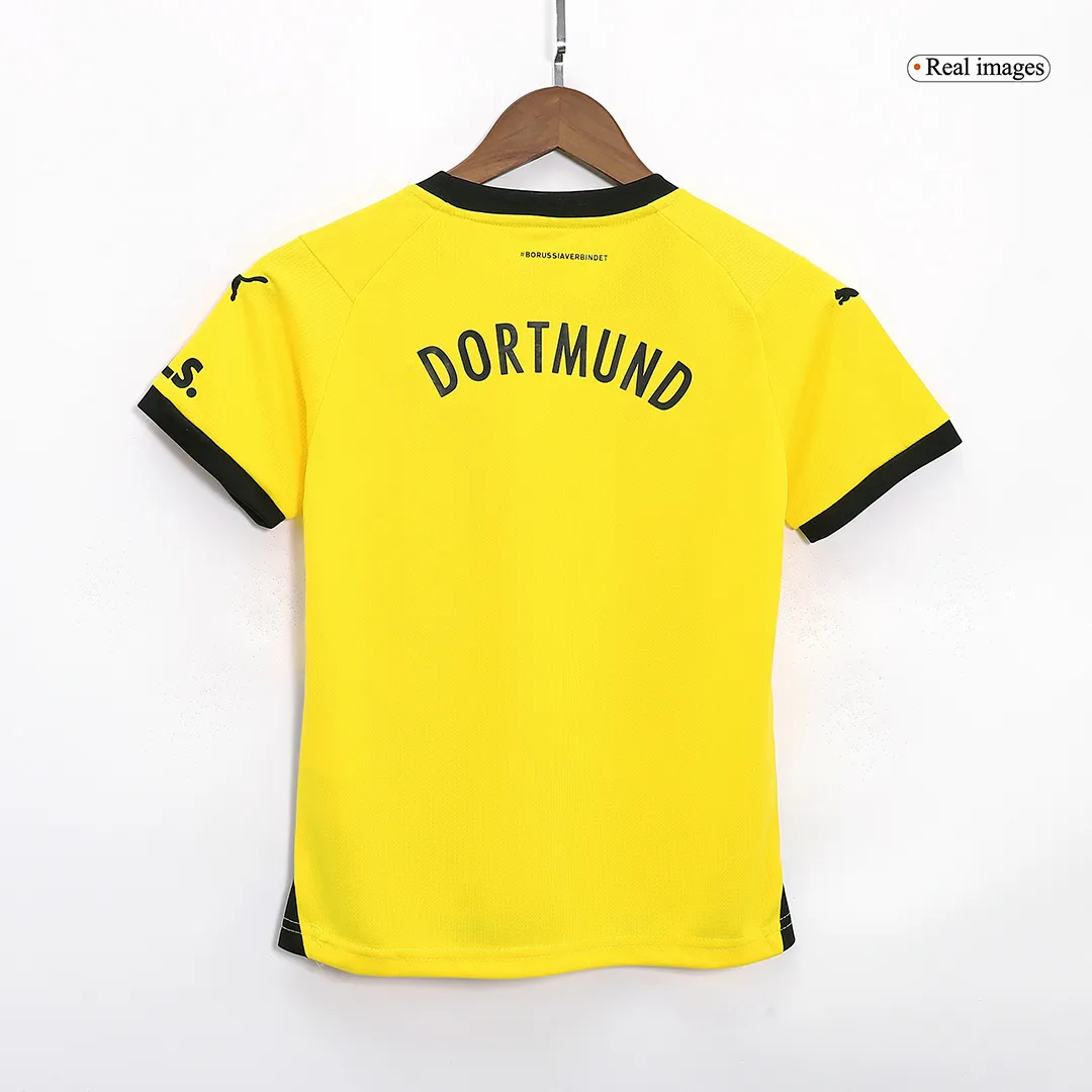Football kit Kids Borussia Dortmund 23-24 — Home, maillot + short + chaussettes 4