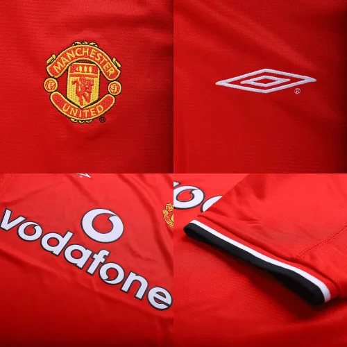 قميص كرة قدم كلاسيكي Manchester United 2000/02 — أساسي 3
