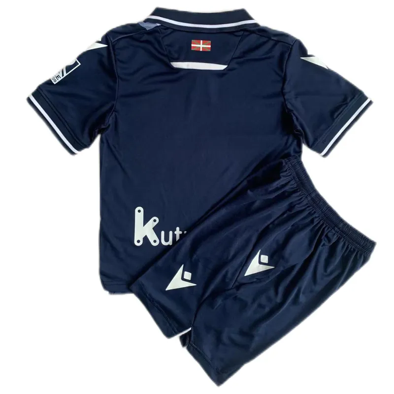 Conjunto de fútbol Infantil Real Sociedad 2023/24 — Visitante, maillot + short 3