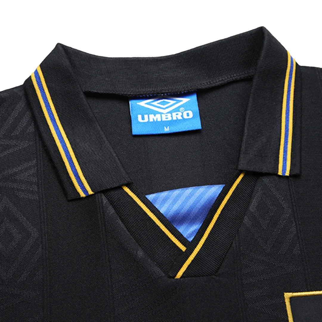 Camiseta de fútbol Retro Manchester United 1993/95 — Visitante, Manga larga 3