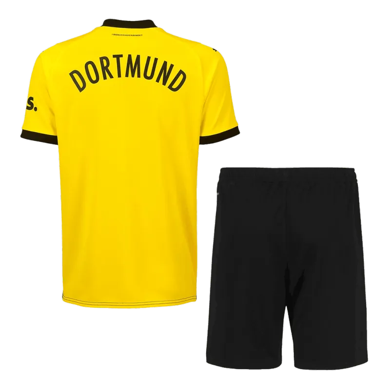 Conjunto de fútbol Borussia Dortmund 23-24 — Local, maillot + short + chaussettes 3