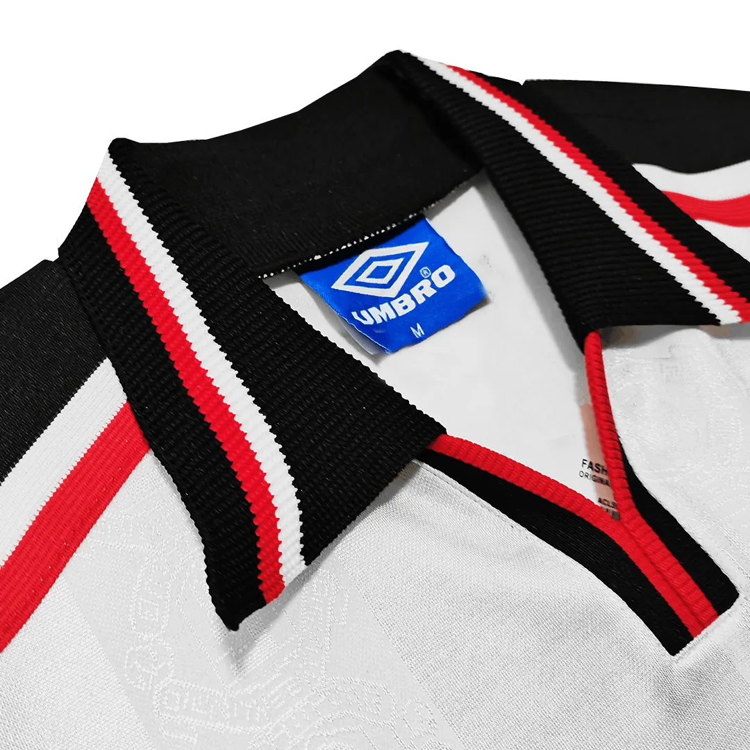 Camiseta de fútbol Retro Manchester United 1998/99 — Visitante, Manga larga 3