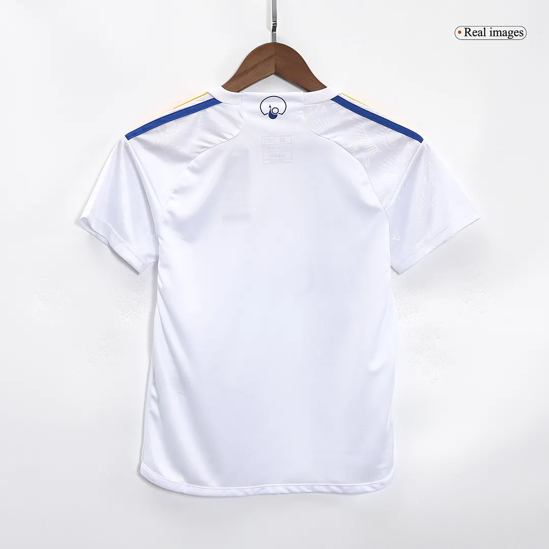 Komplet piłkarski Dzieci Leeds United 2023/24 — Domowa, maillot + short 3