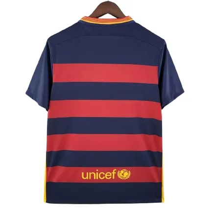Camiseta de fútbol Retro Barcelona 15-16 — Local, Messi 3
