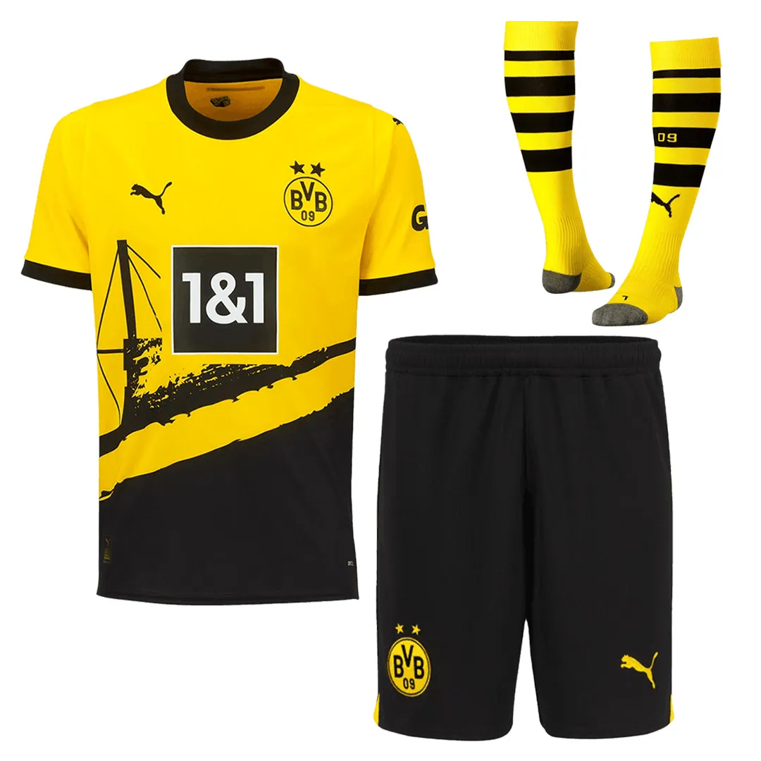 Conjunto de fútbol Borussia Dortmund 23-24 — Local, maillot + short + chaussettes 1