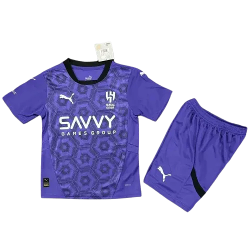 Football jersey Kids Al Hilal SFC 2024-25 — third kit, maillot + short 1